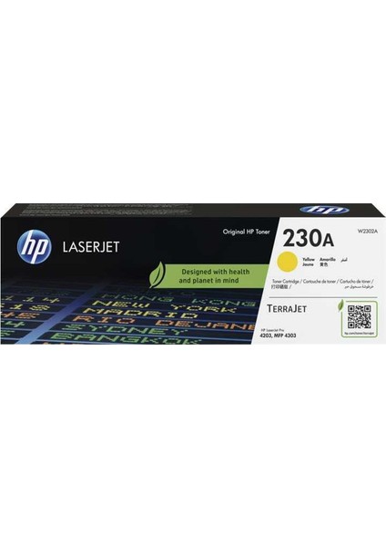 230X-W2302X Sarı Orjinal Toner Yüksek Kapasiteli