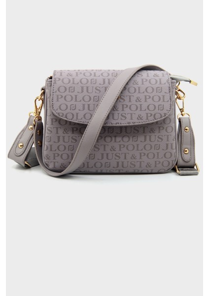 Yeni Sezon Kolon Askılı 4 Bölmeli Gri Kadın Omuz Çantası 25X15CM PBU2174 modelleri