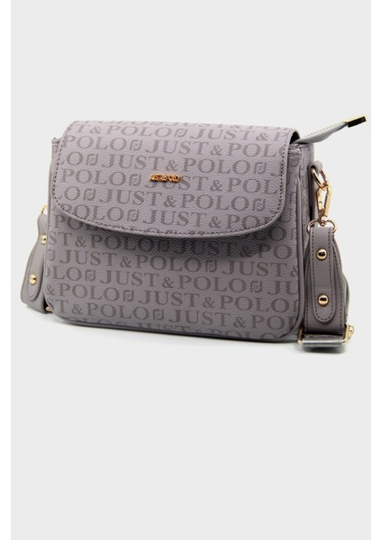 Yeni Sezon Kolon Askılı 4 Bölmeli Gri Kadın Omuz Çantası 25X15CM PBU2174 fırsatları
