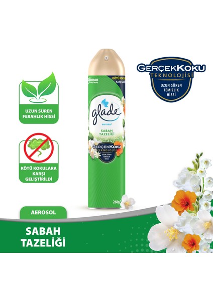 GLADE Aerosol Oda Kokusu Sabah Tazeliği 300 ml