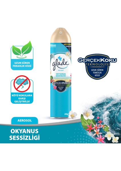 GLADE Aerosol Oda Kokusu Okyanus Sessizliği 300 ml