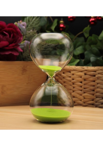 Cam Kum Saati 15 Dakika - Yeşil fiyatları
