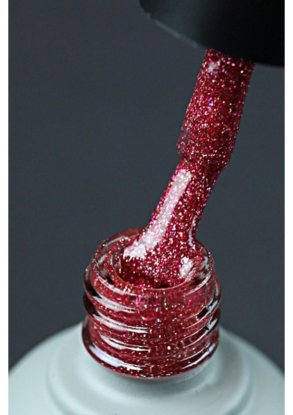 Disko Kalıcı Oje D006 Çingene Pembesi 10 ml, Reflective Flash Gel Polish