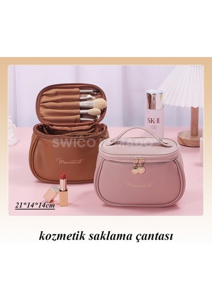 Taşınabilir Makyaj Çantası Büyük Kapasiteli Seyahat Kozmetik Düzenleyici (Yurt Dışından) fiyatları