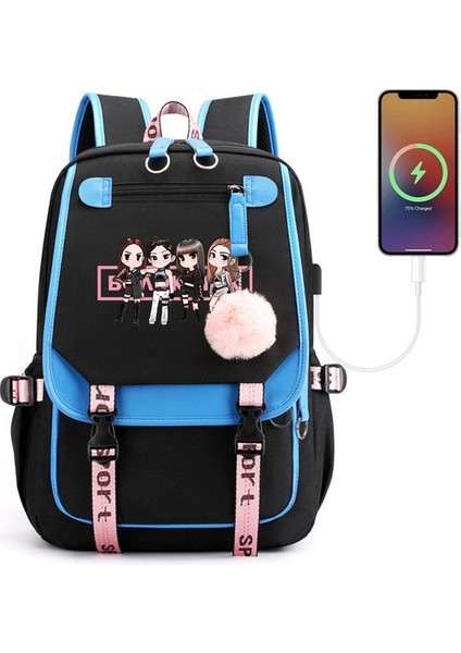 Kpop Blackpink Temalı Lise Çantası (Yurt Dışından)