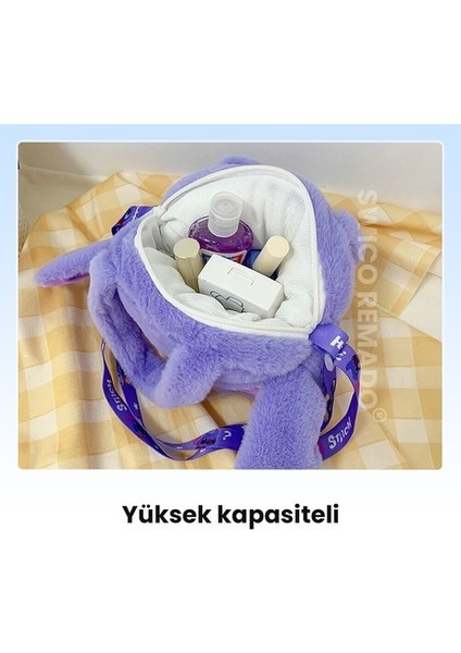 Sevimli Karakter Peluş Çapraz Çanta (Yurt Dışından)