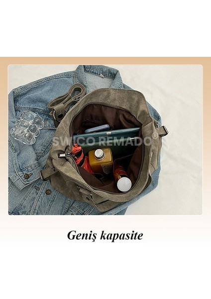 Kadınlar Için Büyük Kapasiteli Omuz Çantası Tote Çanta (Yurt Dışından) fırsatları