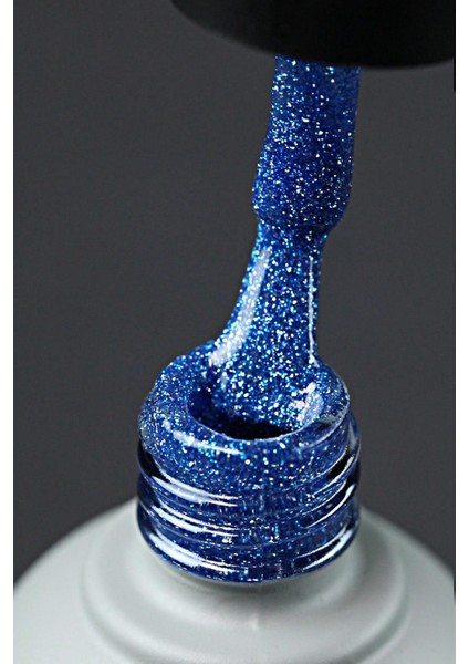 Disko Kalıcı Oje D008 Mavi 10 ml, Reflective Flash Gel Polish