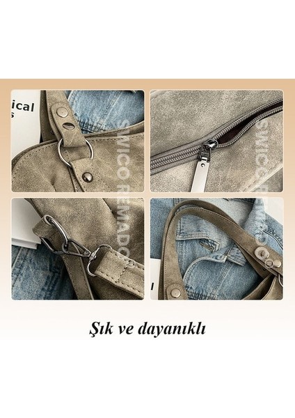 Kadınlar Için Büyük Kapasiteli Omuz Çantası Tote Çanta (Yurt Dışından) indirimleri