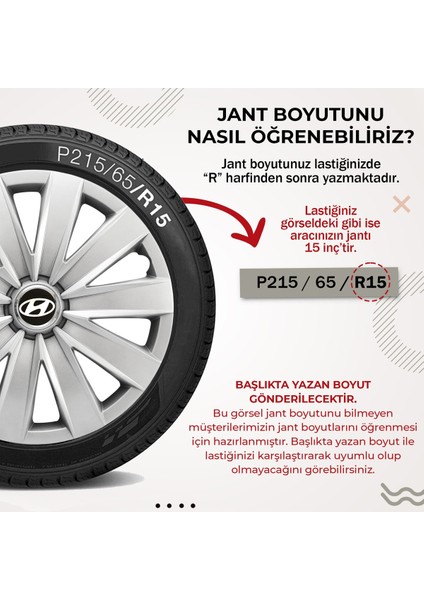 Hyundai Matrix 16 Inç Uyumlu Jant Kapağı 4'lü Takım Gri 2416