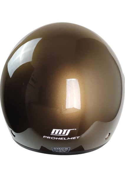 FX-101 Açık Kask (Parlak Kahverengi)