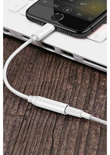 Lightning To Aux Çevirici Kablo Apple Iphone 7 8 x 11 12 13 Uyumlu 3.5mm Aux Adaptör