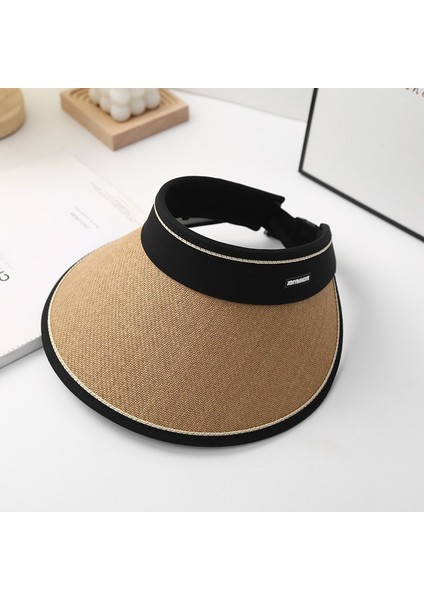 Straw Hat Bayan Hasır Şapka Market Hasır Kadın (Yurt Dışından)