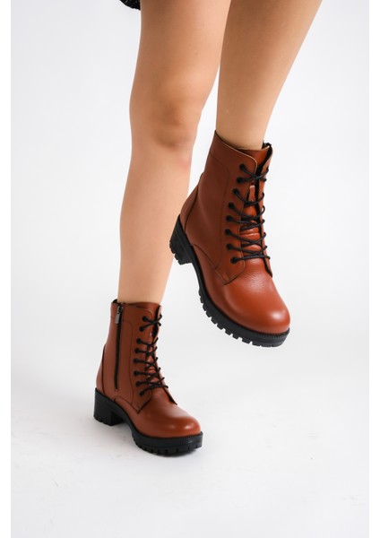 Deri Kadın Günlük Bot Bootie KCM-0035 modelleri