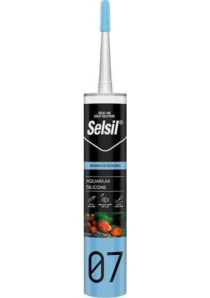 Akvaryum Silikonu Şeffaf 280 ml
