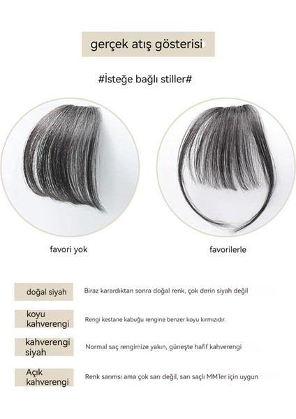 Xuchang Sahte Kahkül Gerçek Saç Düz Kâkül Mini Görünmez Iz Bırakmaz (Yurt Dışından) modelleri