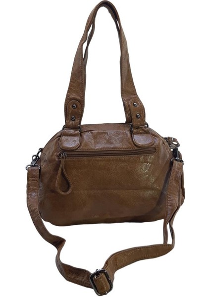 Y.s.deri Kadın Omuz Çantası Vegan Deri Çok Cepli Çapraz Askılı Bayan Çantası 30 cm indirimleri