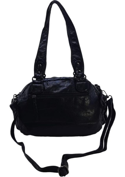 Y.s.deri Kadın Omuz Çantası Vegan Deri Çok Cepli Çapraz Askılı Bayan Çantası 30 cm indirimleri