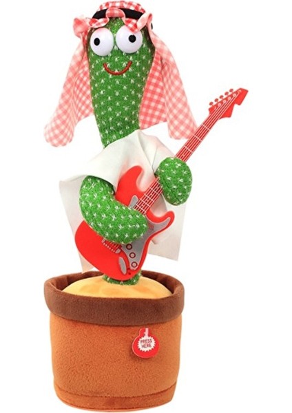 By Öztek Konuşan Dans Eden Kaktüs Müzikli Işıklı Saksı Peluş Oyuncak - Cactus Toy - Dansçı Kaktüs (Yurt Dışından)