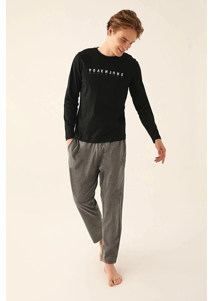 Uzun Kol Erkek Pijama Takım 2770