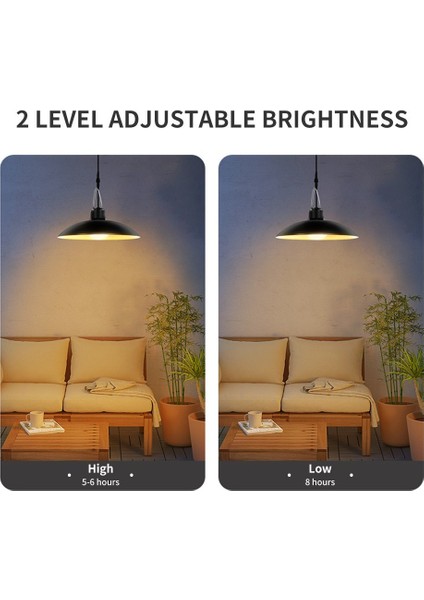 Güneş Enerjili Kolye Lambası Lamba 16 Ledler Asılı Işık IP65 Kapalı & Amp; Bahçe Bahçesi Için Açık Hava (Yurt Dışından) modelleri