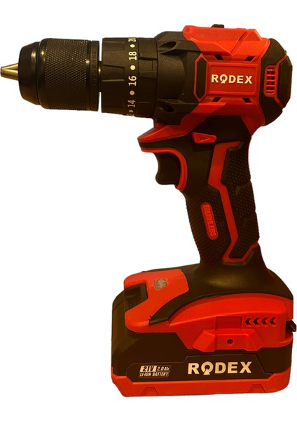 RDX3404 Akülü Darbeli Matkap+13 Adet Aksesuar