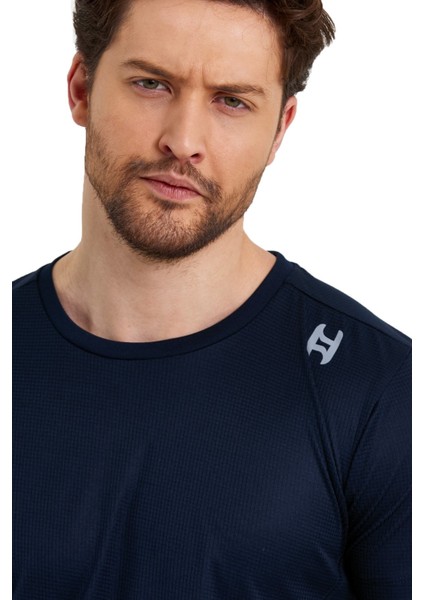 Erkek Spor Reflektör Baskılı Polyester Tişört