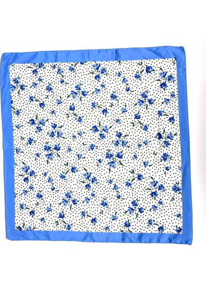 Naz İpek 10'lu Set %100 Saten Bandana Fular 55X55CM Etnik Geometrik Çiçekli