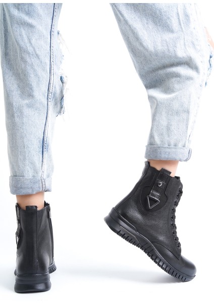 Deri Kadın Günlük Bot Bootie KCM-0033 fırsatları