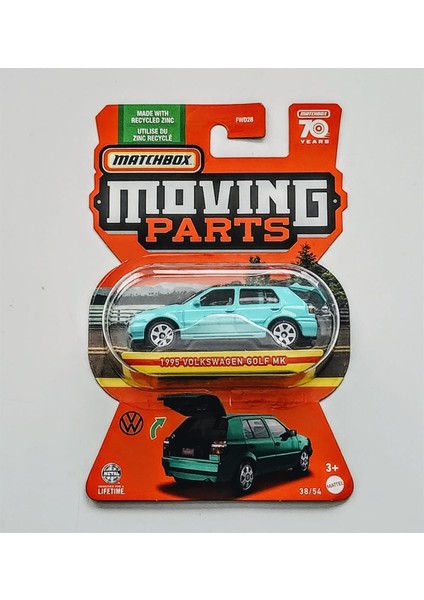 1:64 Arabalar HLG23 - 1995 Volkswagen Golf Mk