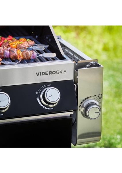 Videro G4-S Vario Gazlı Barbekü Istasyonu - Siyah indirimleri
