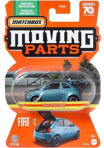 1:64 Arabalar HLF94 - 2021 Fiat 500E