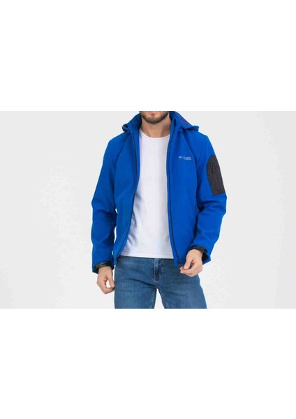 Titanıum Vst Drew Saks Mavi Slim Fit Softshell