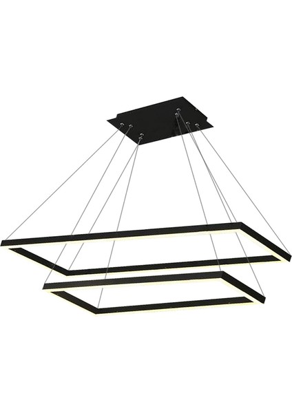 Sarkıt LED Avize Sumatra Dikdörtgen 110 x 25 cm