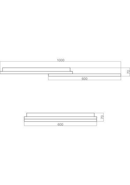 voxlamp lighting solutions Plafonyer LED Avize Circlander 100X60CM