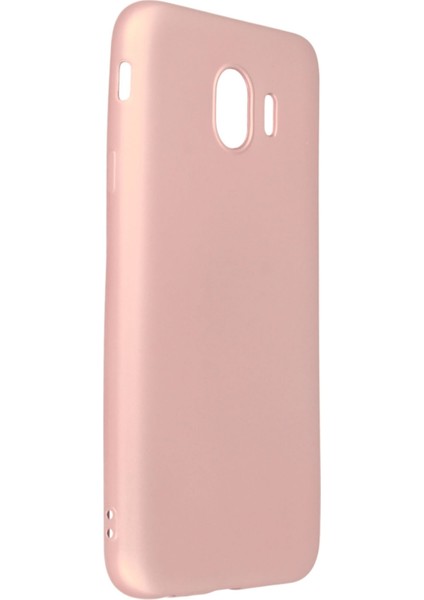 Samsung Galaxy J4 Kılıf Premium Rubber Silikon - Rose Gold 109008