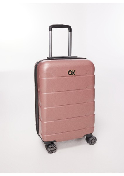 Açık Pembe 33X54X22 cm Kabin Boy Çekçekli Sert Valiz Ox One Lıne fiyatları
