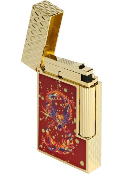 Ligne 2 Dragon Burgundy/gold Puro Çakmağı 16526 indirimleri