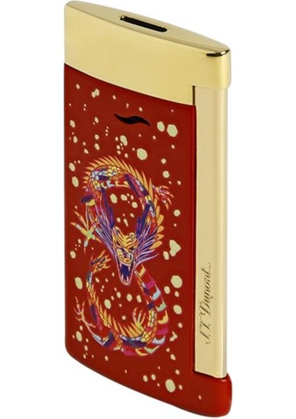 Slim 7 Burgundy Dragon Gold Puro Çakmağı 27776