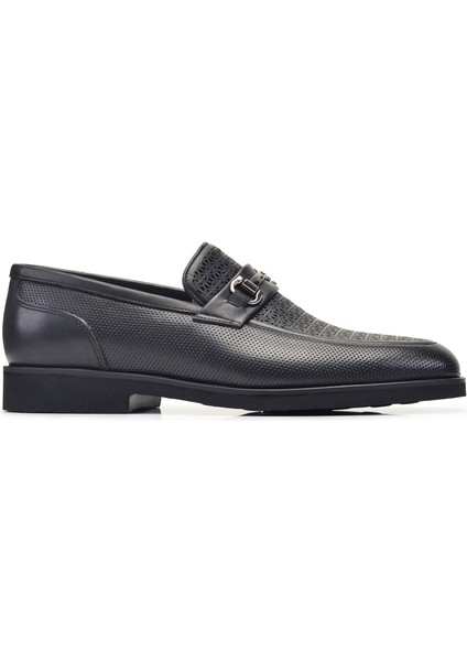 Siyah Günlük Loafer Erkek Ayakkabı -94361-