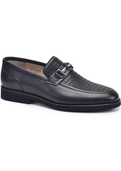 Siyah Günlük Loafer Erkek Ayakkabı -94361-