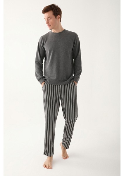 Uzun Kol Erkek Pijama Takım 2801