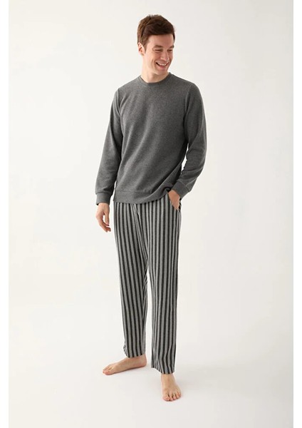 Uzun Kol Erkek Pijama Takım 2801