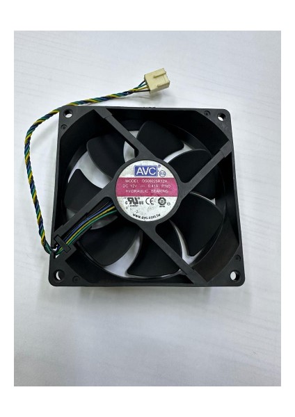 12 Volt 9 cm 4 Pinli Fan 12 Volt 0.41 Amper 4 Pinli 9 cm Fan 9X9X2.5 cm Fan