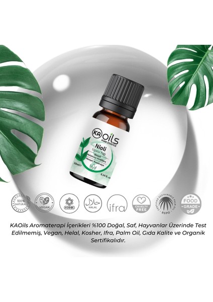 Nioli Saf Uçucu Yağı 10 ml - %100 Saf ve Doğal Niaouli Essential Oil
