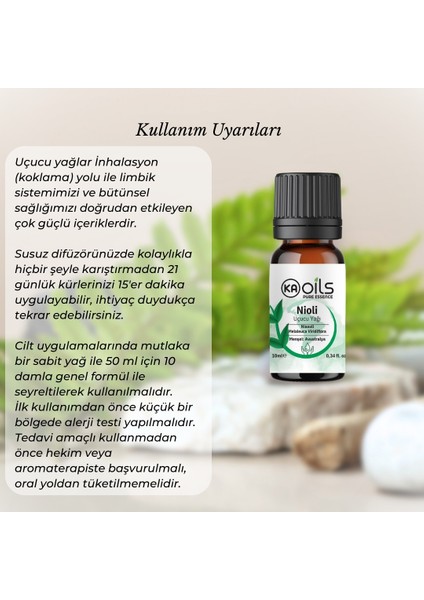 Nioli Saf Uçucu Yağı 10 ml - %100 Saf ve Doğal Niaouli Essential Oil