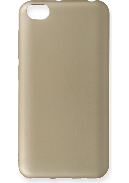 Xiaomi Redmi Go Kılıf Premium Rubber Silikon - Gold 109008