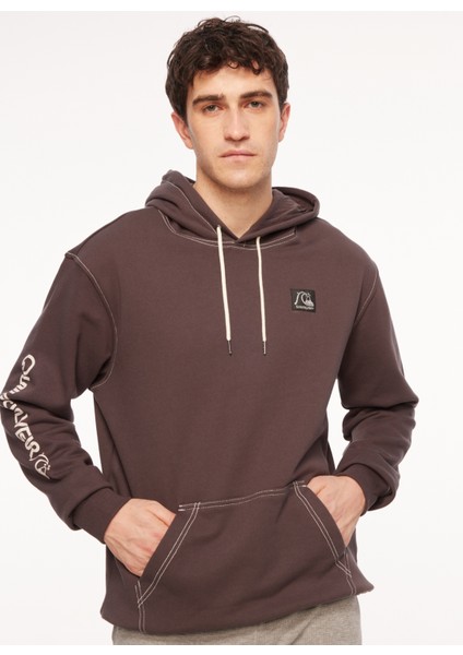 Siyah Erkek Sweatshirt EQYFT04794 The Original Hood