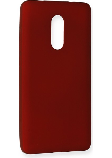 Xiaomi Redmi Note 4x Kılıf Premium Rubber Silikon - Bordo 109008