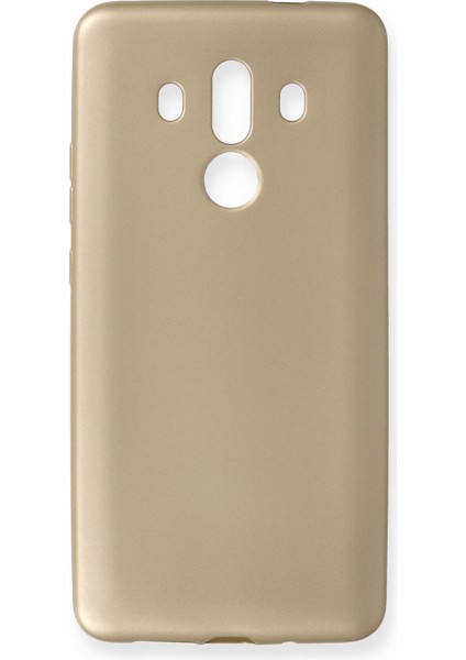 Huawei Mate 10 Pro Kılıf Premium Rubber Silikon - Gold 109008